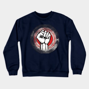 Empowerment Fist A Call to Fight & Uplift Crewneck Sweatshirt